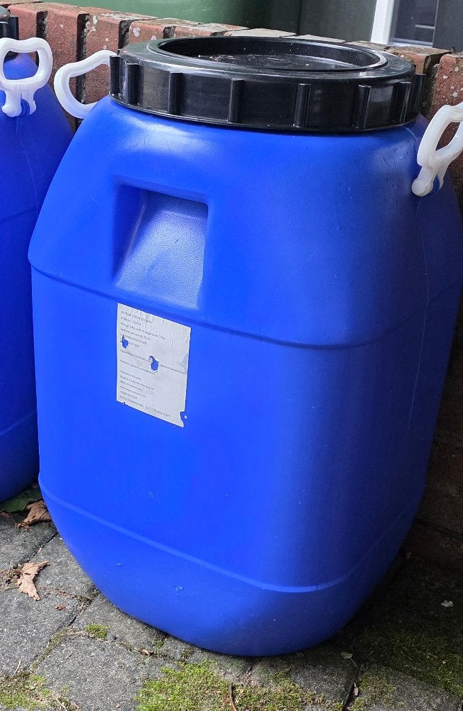 tonnen, Minder dan 75 liter, Ophalen of Verzenden, Zo goed als nieuw, Kunststof