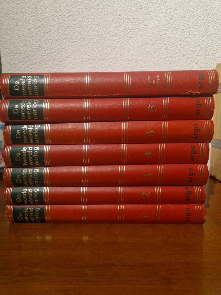 De Tweede Wereldoorlog - Argo Encyclopedie (7 delen), Boeken, Ophalen of Verzenden, Algemeen, Gelezen, Tweede Wereldoorlog