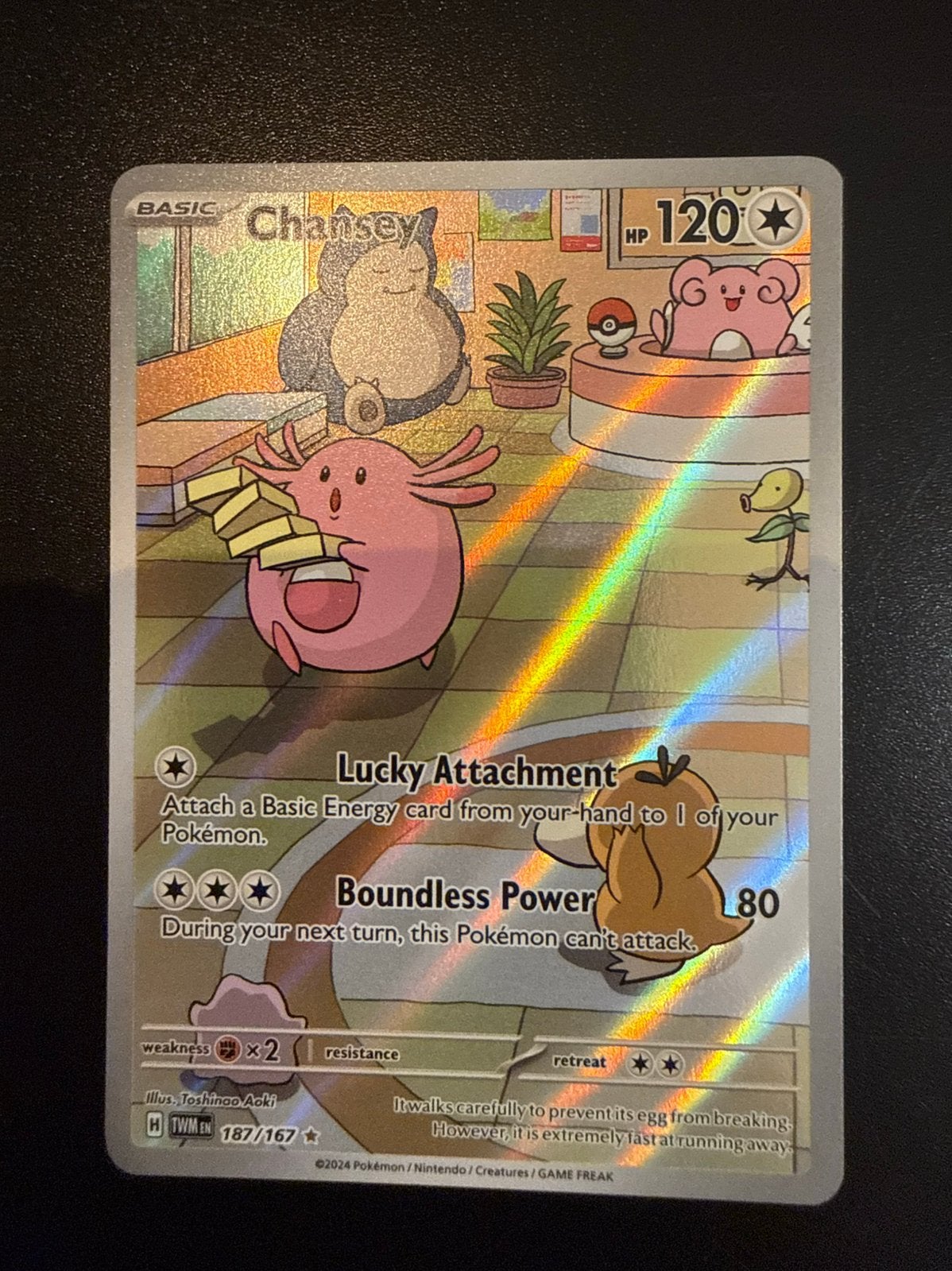 Chansey (TWM 187) NM, Verzenden, Zo goed als nieuw