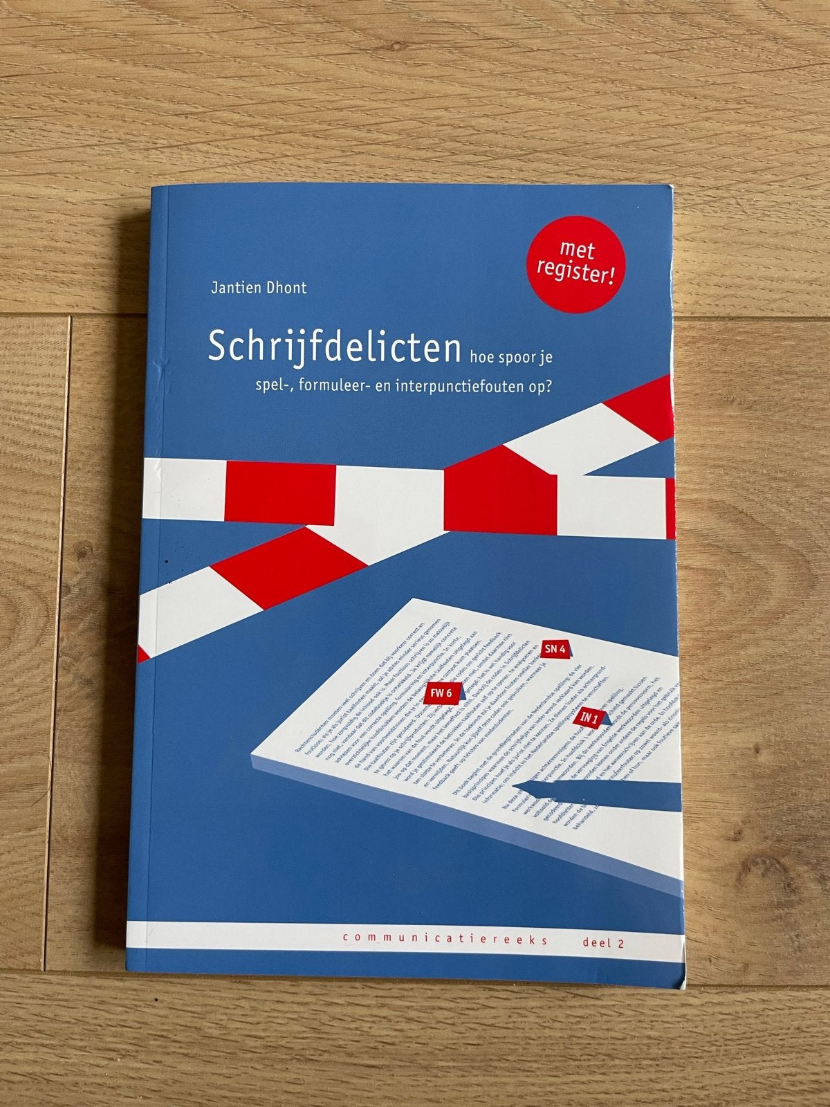 Schrijfdelicten - Jantien Dhont (Zo goed als nieuw), Ophalen of Verzenden, Gamma, Zo goed als nieuw, HBO