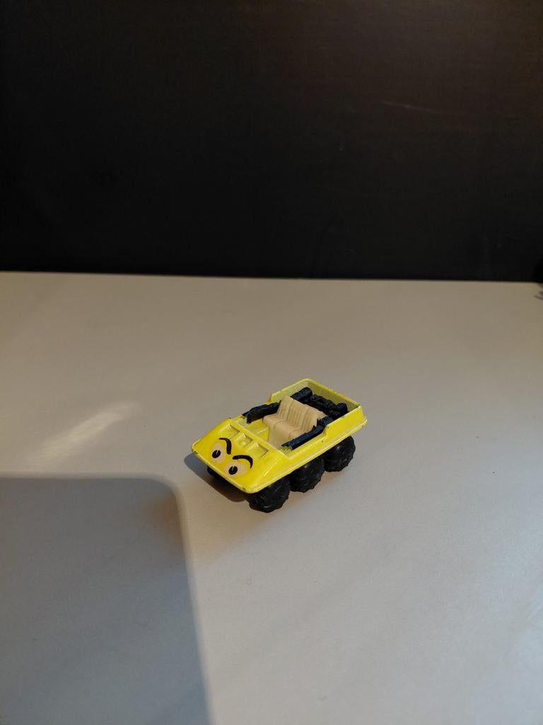 Vintage Majorette 256 Amphibie - Zeldzaam Geel Model, Ophalen of Verzenden, Gebruikt