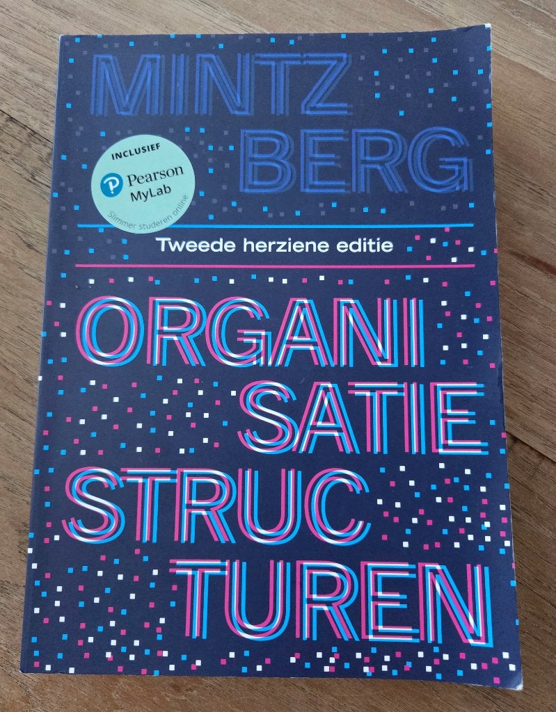 Organisatiestructuren, Mintzberg, Ophalen of Verzenden, Henry Mintzberg, Management, Zo goed als nieuw