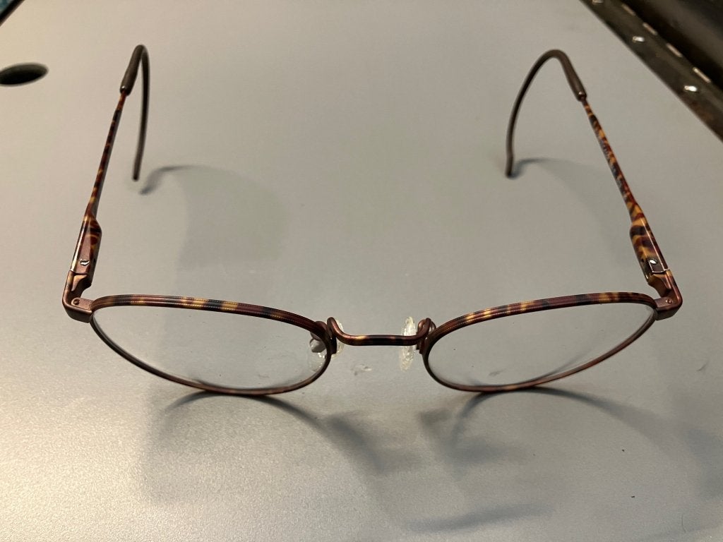 Dienstbrilletjes Luxottica in 2 uitvoeringen, versc. maten, Overige kleuren, Niet ingevuld, Ophalen of Verzenden, Zo goed als nieuw