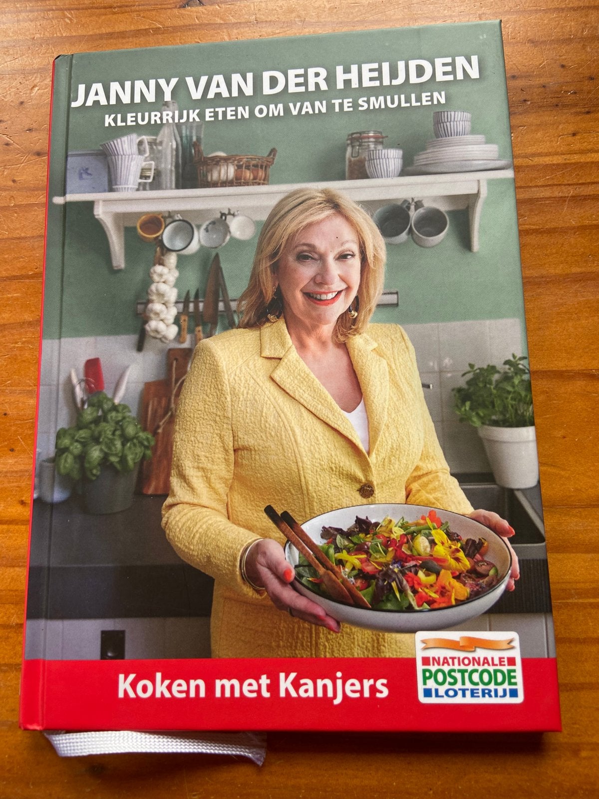 Kookboek janny van der heijden postcodeloterij, Overige typen, Ophalen of Verzenden, Zo goed als nieuw, Gezond koken