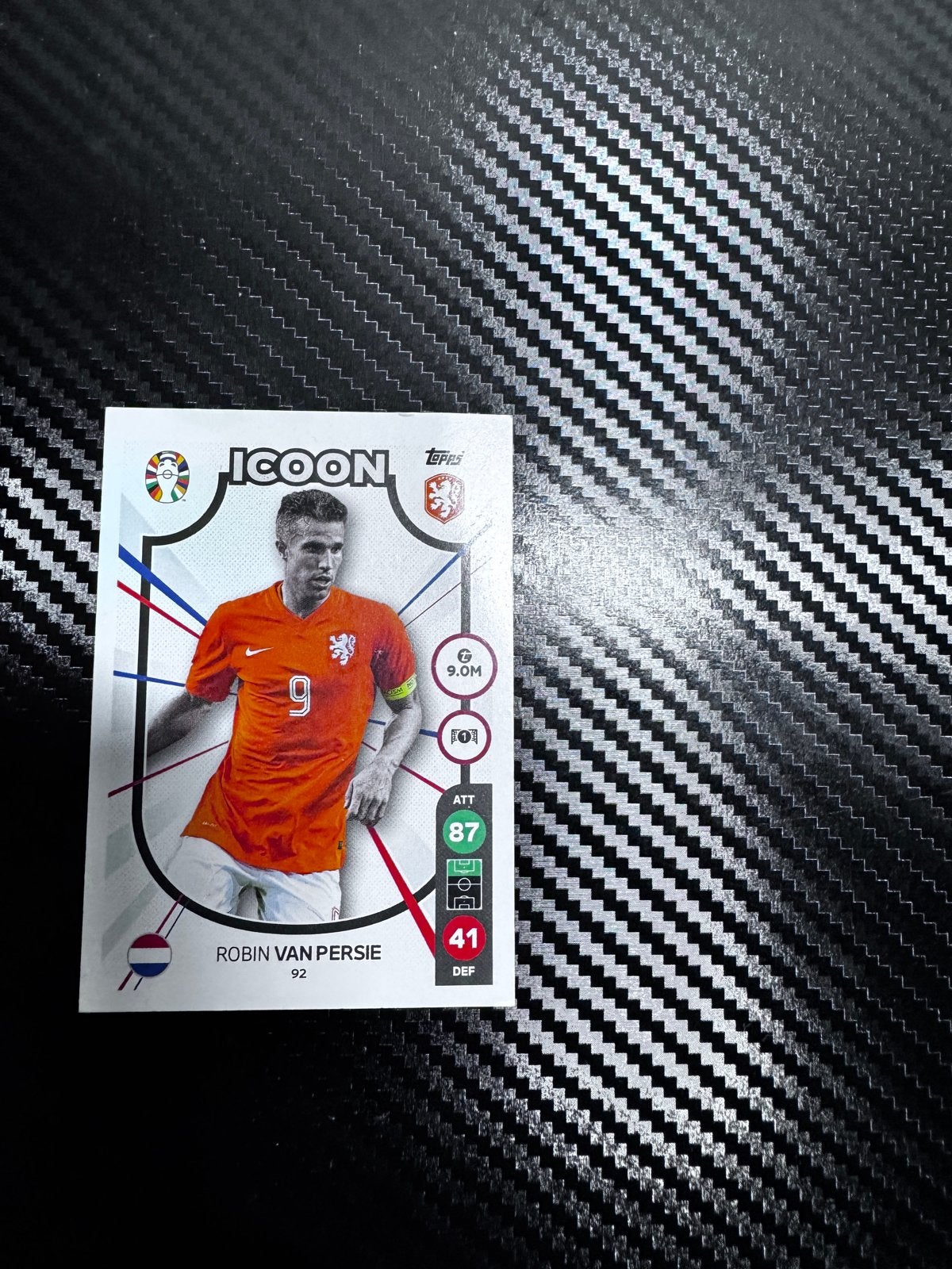 Robin van Persie ICOON Topps Spelerskaart, Ophalen of Verzenden, Zo goed als nieuw, Overige binnenlandse clubs, Spelerskaart
