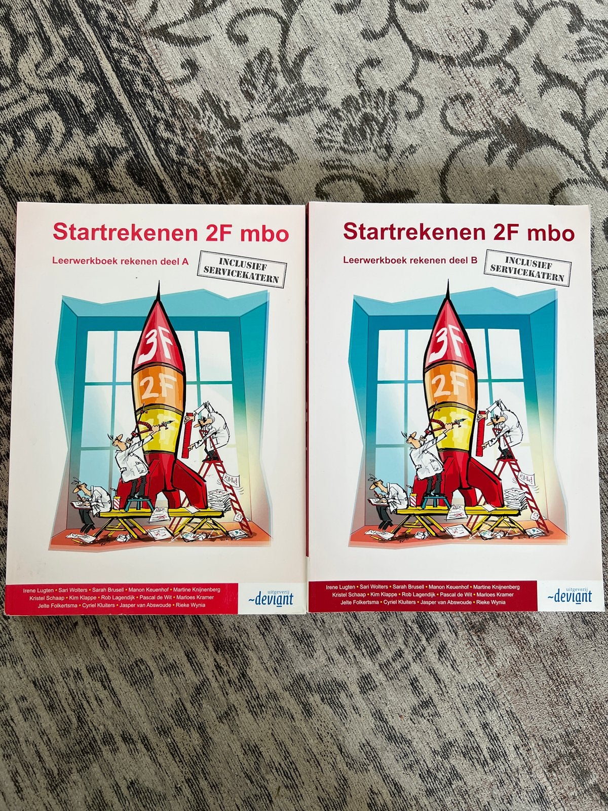 Startrekenen 2F mbo Leerwerkboek deel A en B, Ophalen of Verzenden, Beta, Nieuw, MBO
