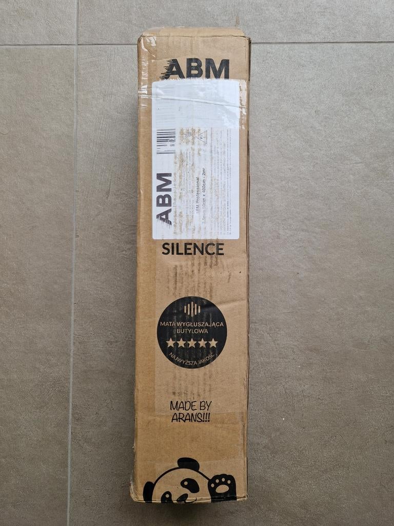 ABM Silence Geluidsisolatie Mat - 2.5mm x 50cm x 400cm, Ophalen, Voor, Bumper