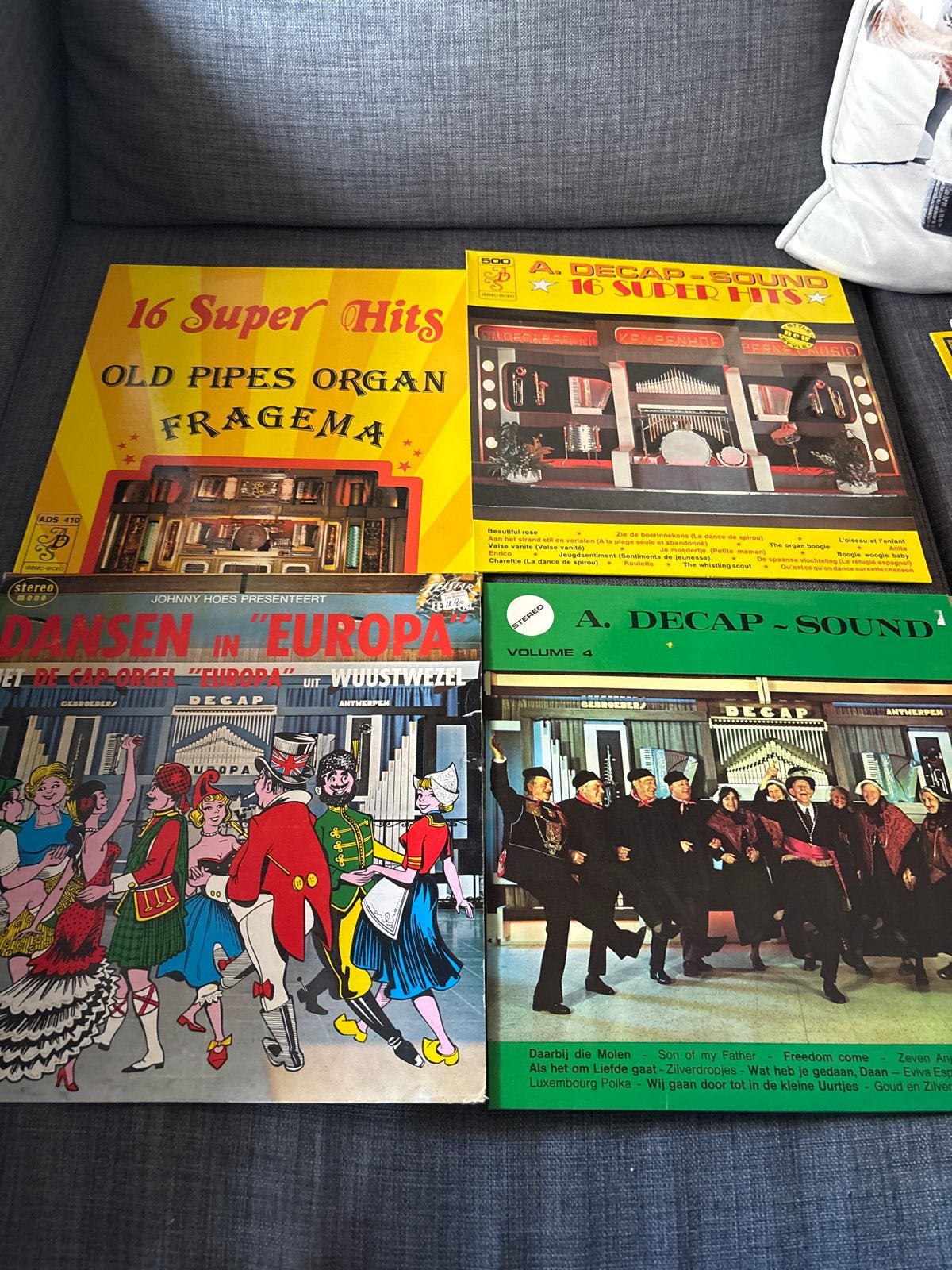 Vintage LP's: A. Decap-Sound & Old Pipes Organ Fragema, LP, Gebruikt, Overige genres, Ophalen of Verzenden