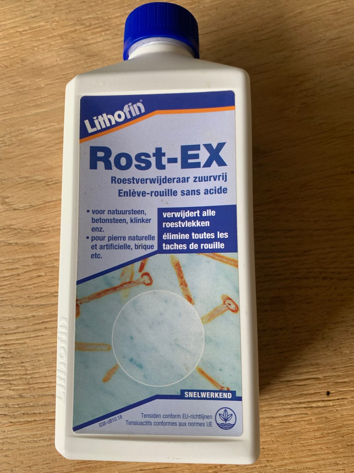 Lithofin Rost-EX Roestverwijderaar voor Tegels & Cortenstaal, Doe-het-zelf en Verbouw, Ophalen, Zo goed als nieuw