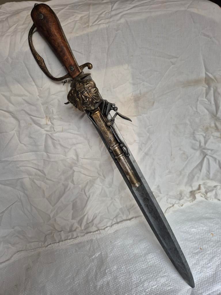 Gunblade Replica - Mooi Decoratiestuk, Verzamelen, Overige Verzamelen, Zo goed als nieuw, Ophalen of Verzenden