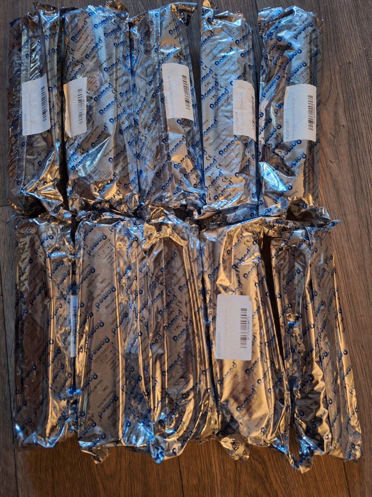 10 rollen gipsverband, Ophalen of Verzenden, Nieuw