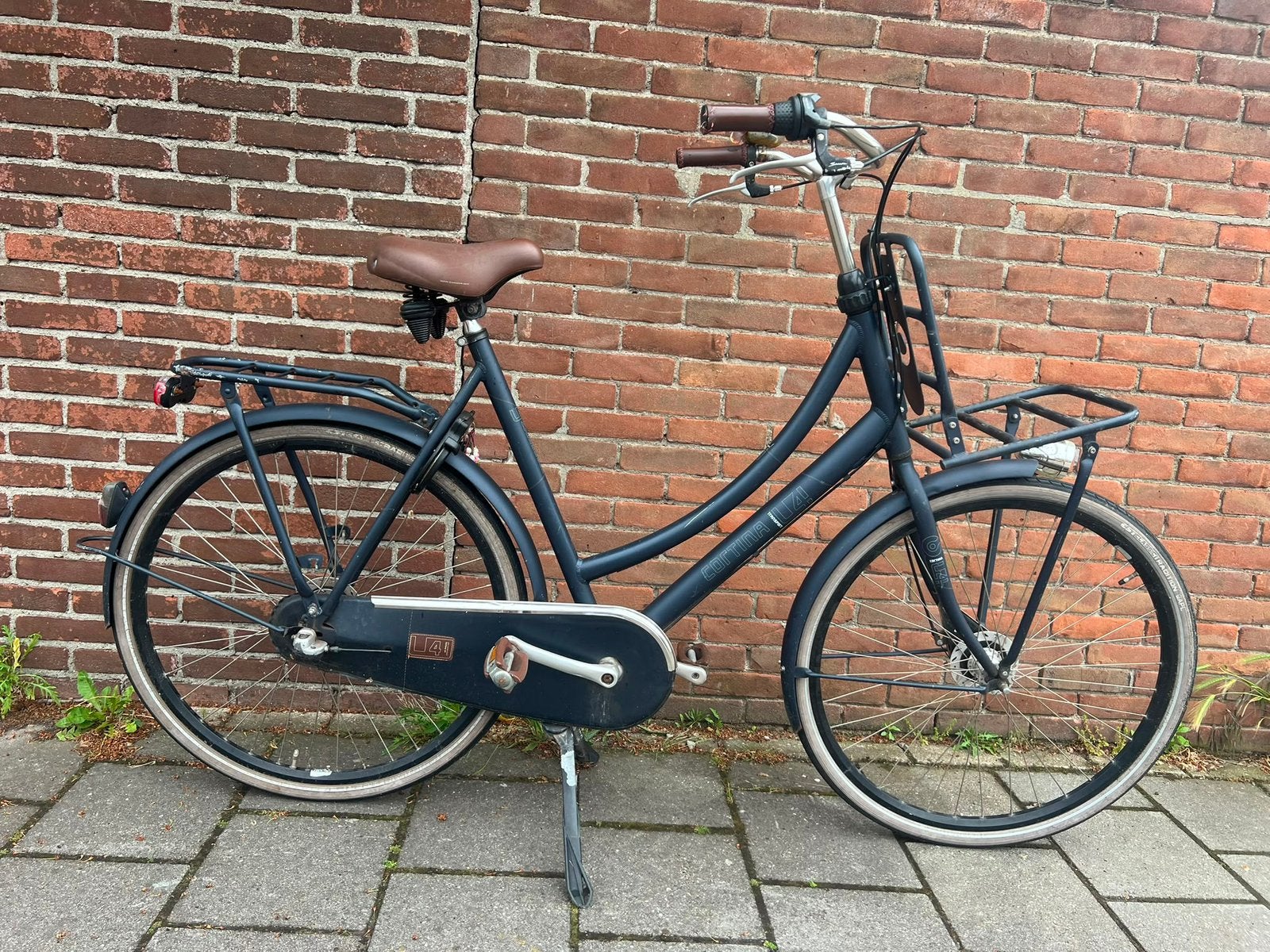 Cortina u4 damesfiets 28 inch 3 versnelling 61 cm, Versnellingen, 56 cm of meer, Zo goed als nieuw, Schijfrem