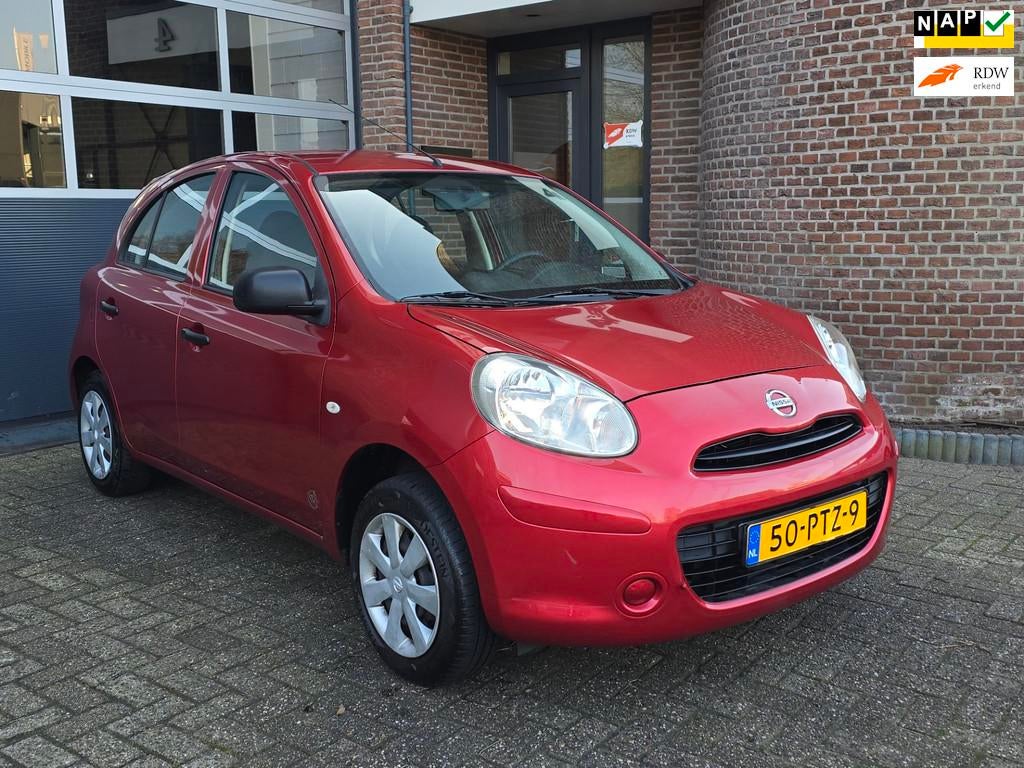 Nissan Micra 1.2 Visia Pack 5DR |Nap |Airco |Apk 02-2027, Voorwielaandrijving, Euro 5, Gebruikt, 1198 cc
