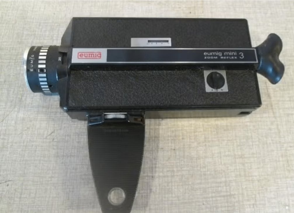 Retro 8mm Filmcamera - Eumig Mini 3, Ophalen of Verzenden, 1960 tot 1980, Filmcamera
