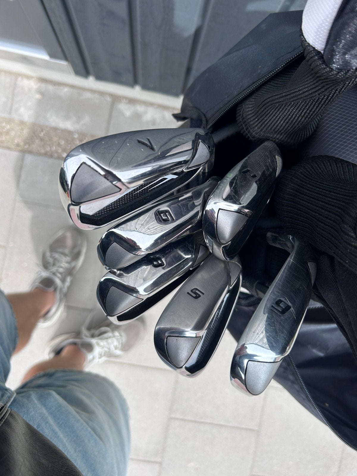 Golfset Rechtshandig inclusief tas, Sport en Fitness, Golf, Ophalen, Zo goed als nieuw, Set