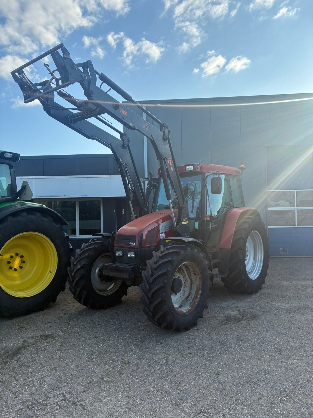 Case CS94 met voorlader, Ophalen, 80 tot 120 Pk, Gebruikt, Case IH
