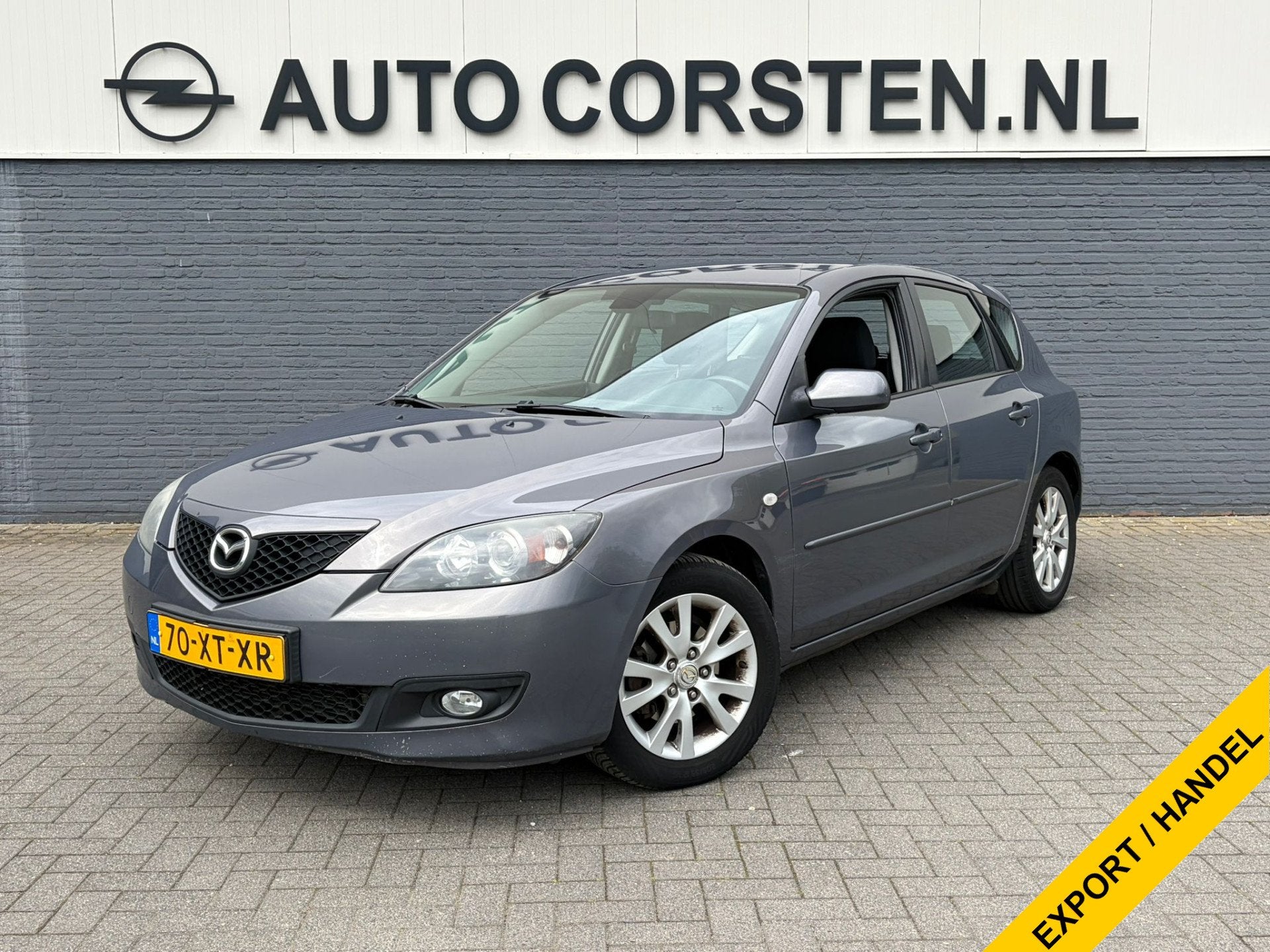 Mazda 3 1.6 CiTD Ecc Trekhaak Cruise Control Executive Lmv B, Auto's, Stof, Zwart, Origineel Nederlands, Bedrijf
