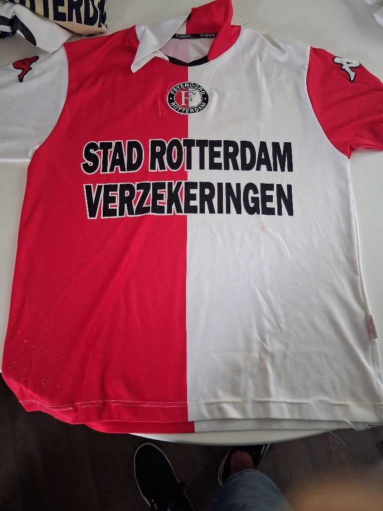 Officieel Feyenoord thuisshirt 2001/2002, Maat S, Ophalen of Verzenden, Zo goed als nieuw, Shirt