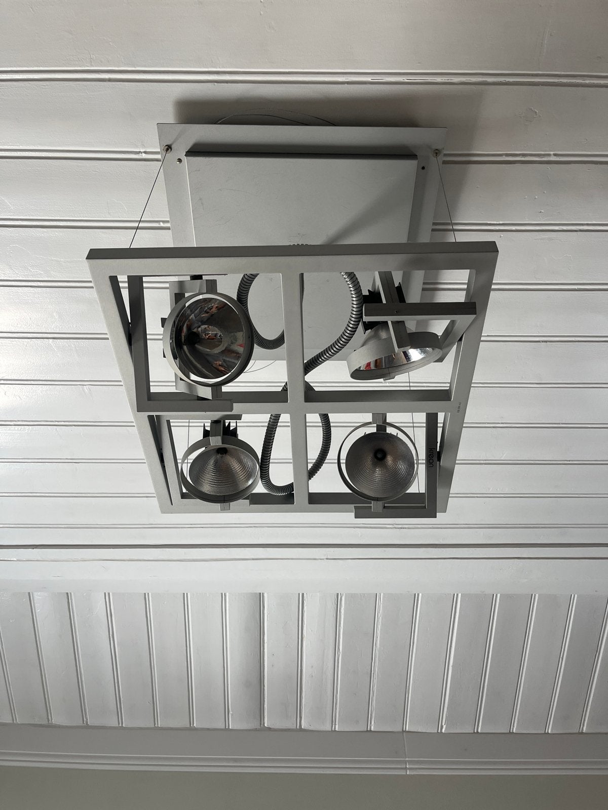 Kreon - Moderne plafondlamp met 4 verstelbare spots, Overige merken, Grijs, GU10, Zo goed als nieuw