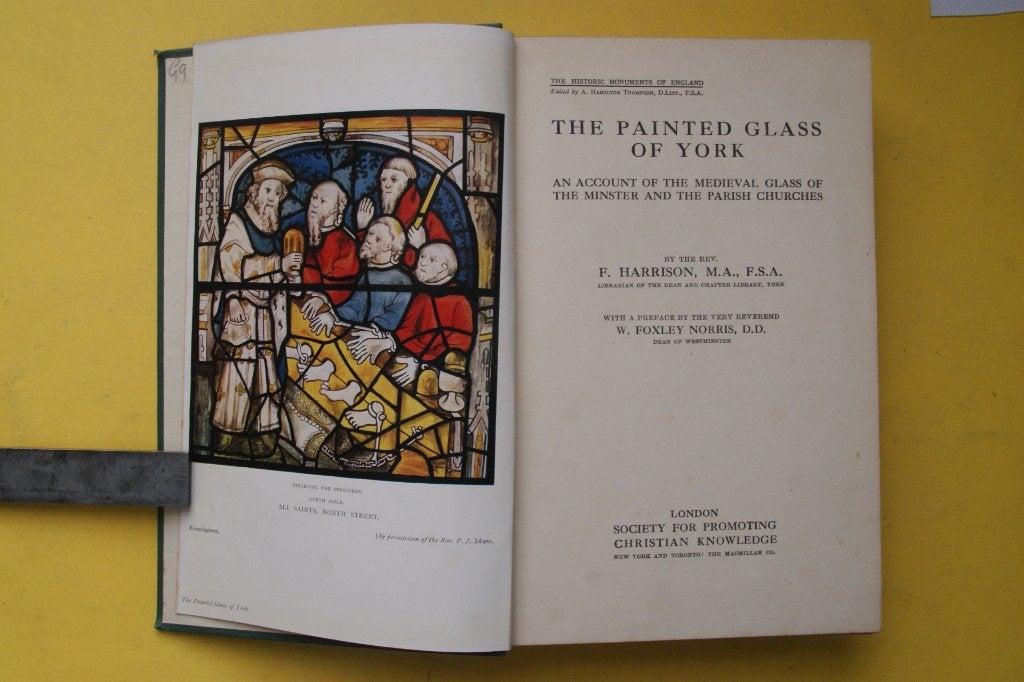 The Painted Glass of York - F. Harrison (1927), Ophalen of Verzenden, Zo goed als nieuw, F. Harrison, Overige onderwerpen