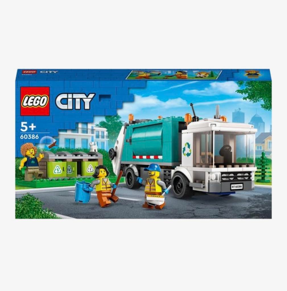 LEGO 60386 Vrachtwagen / Vuilniswagen - City Nieuw, City, Lego, Nieuw, Ophalen of Verzenden