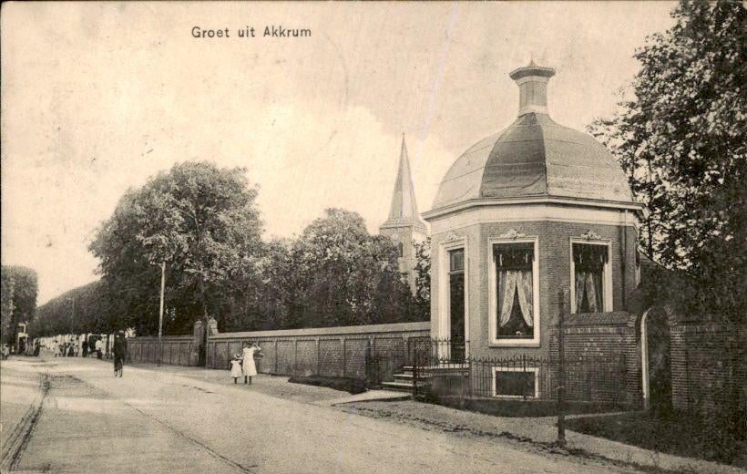 Akkrum - Groet uit, Ophalen of Verzenden, Voor 1920, Gelopen, Friesland