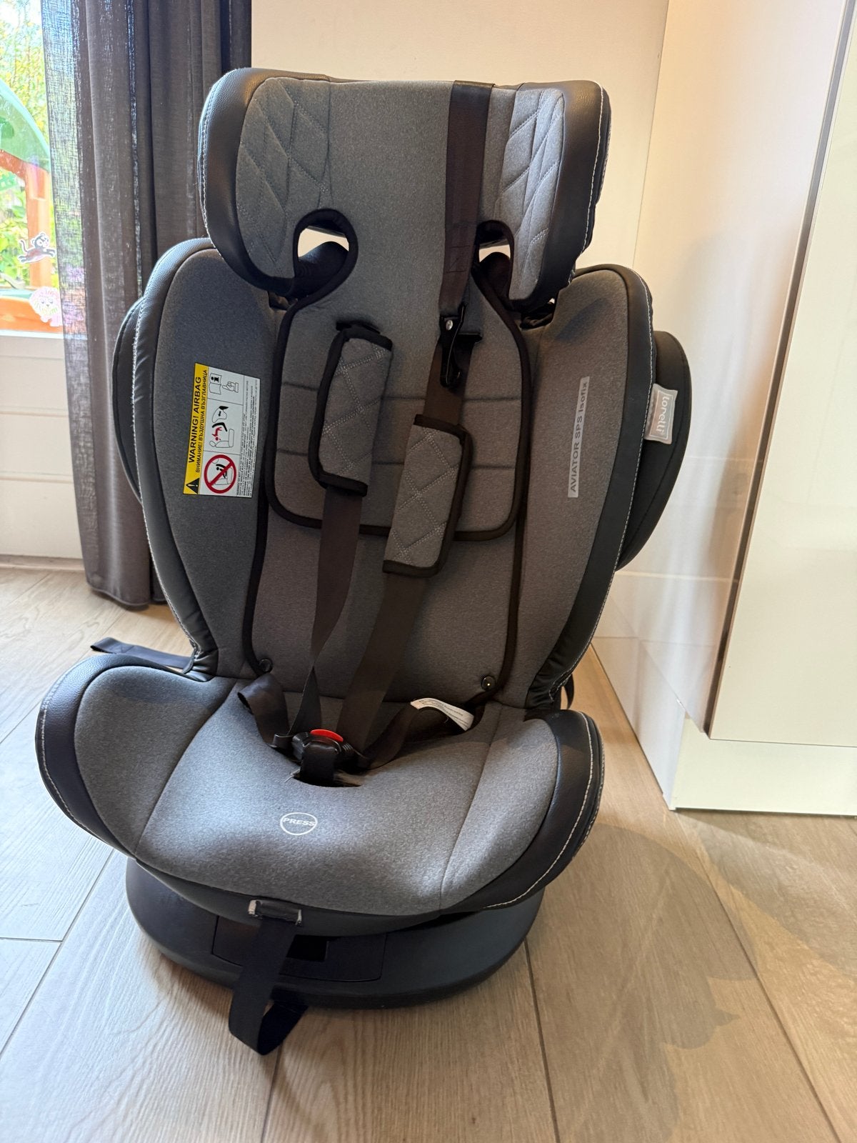 Lorelli Aviator 360 i-Size autostoel (0-12 jaar), Zijbescherming, Zo goed als nieuw, Isofix, Ophalen