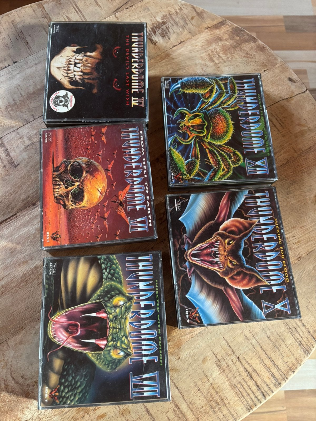 Thunderdome CD bundel – Deel IV, VI, VII, VIII, X (origineel, Ophalen of Verzenden, Zo goed als nieuw, Hardcore