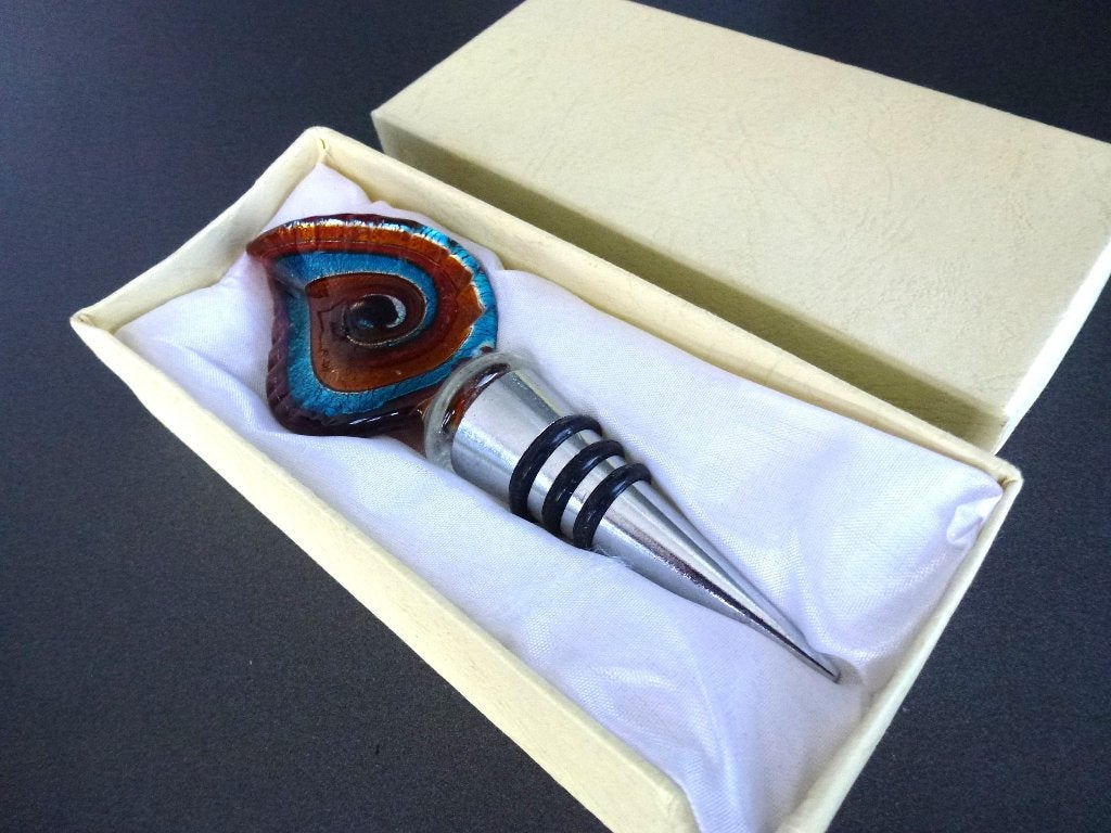 Flessen stop van Murano hand geblazen glas. Nieuw!!, Antiek en Kunst, Glas, Handgemaakt, Ophalen of Verzenden, Overige typen