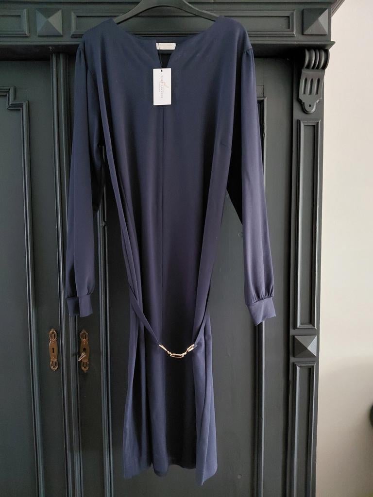 Nieuwe donkerblauwe jurk Port Lavande, Kleding | Dames, Jurken, Port Lavande, Blauw, Maat 42/44 (L), Nieuw