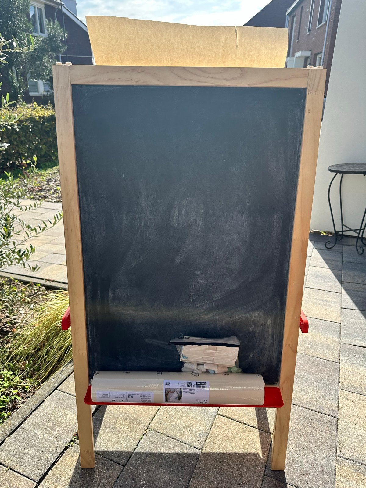 Ikea krijt- en whiteboard, Ophalen, Gebruikt, Krijtbord