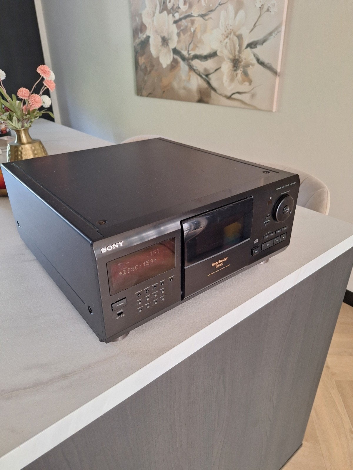Sony CDP-CX250 MegaStorage CD-wisselaar - 200 CD's, Audio, Tv en Foto, Ophalen, Zo goed als nieuw, Sony, Wisselaar