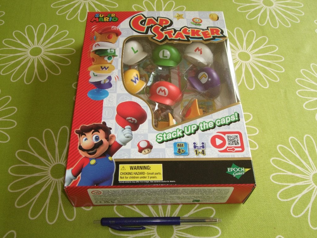 Nieuw: Super Mario Cap Stacker - balansspel, Een of twee spelers, Ophalen of Verzenden, Nieuw, Epoch Games
