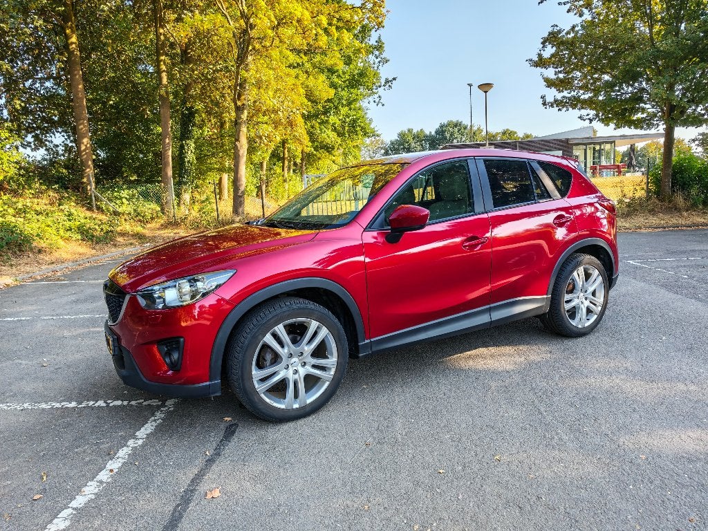 Mazda CX-5 2.0 AWD Sportsline 2014, trekhaak, leer, xenon, Auto's, Mazda, 15 km/l, 1800 kg, Beige, 160 pk
