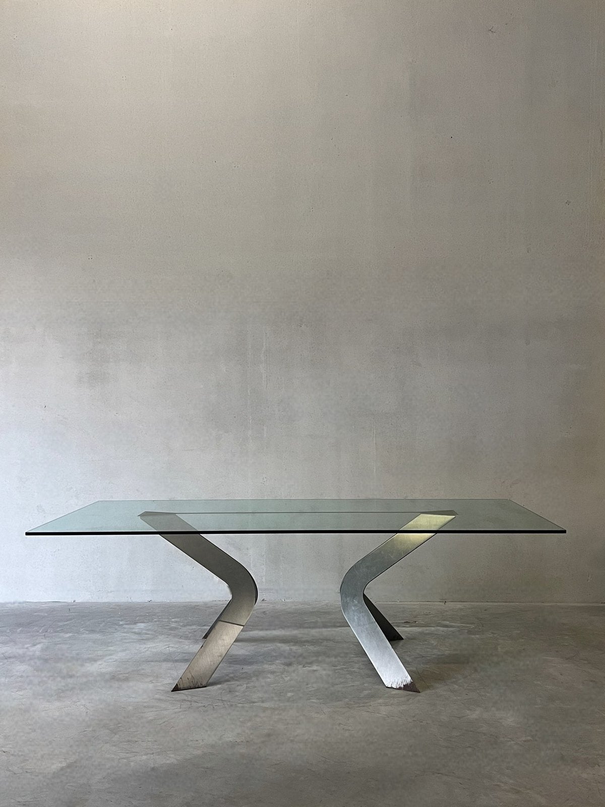 Vintage space age chroom eettafel, Antiek en Kunst, Antiek | Meubels | Tafels, Ophalen