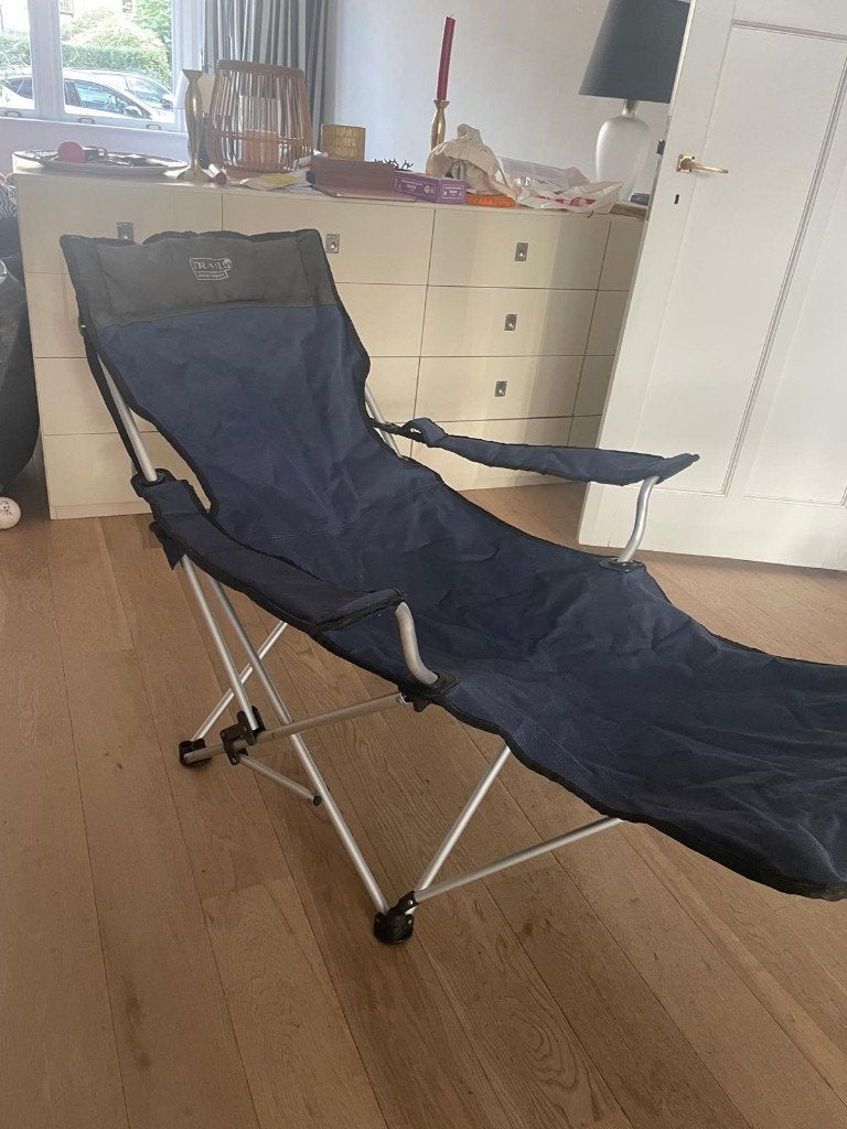 Vouwstoel (fautuil) groot, Ophalen, Gebruikt, Campingstoel