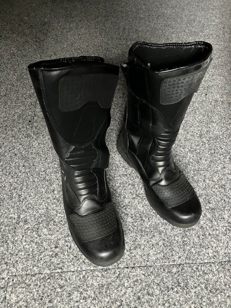 Zwarte motorlaarzen - maat 43, Motoren, Onbekend, Dames, Ophalen of Verzenden, Laarzen