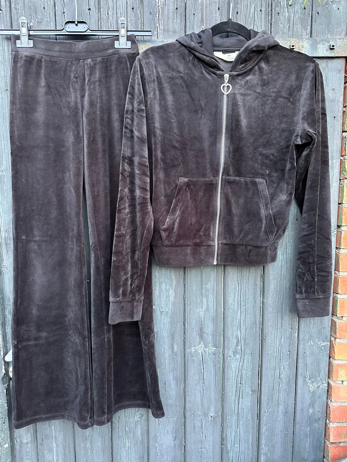 Kinder huispak, zwart. Maat 158/170. H&M, Ophalen of Verzenden, Zo goed als nieuw, Meisje