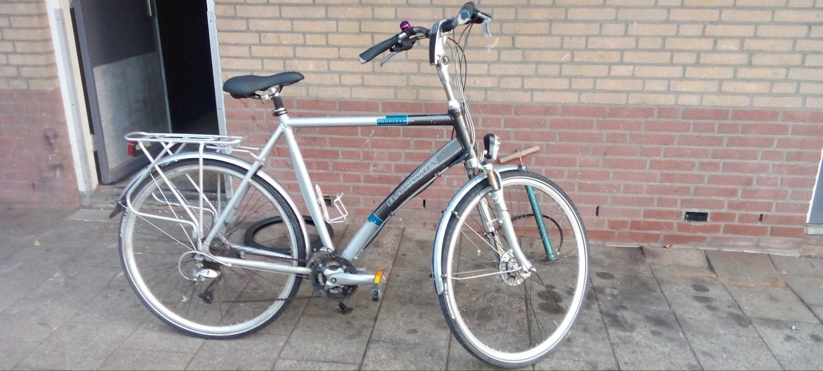 te koop Batavus heren fiets met bagage drager en verlichting, Ophalen, Gebruikt, Batavus, Versnellingen