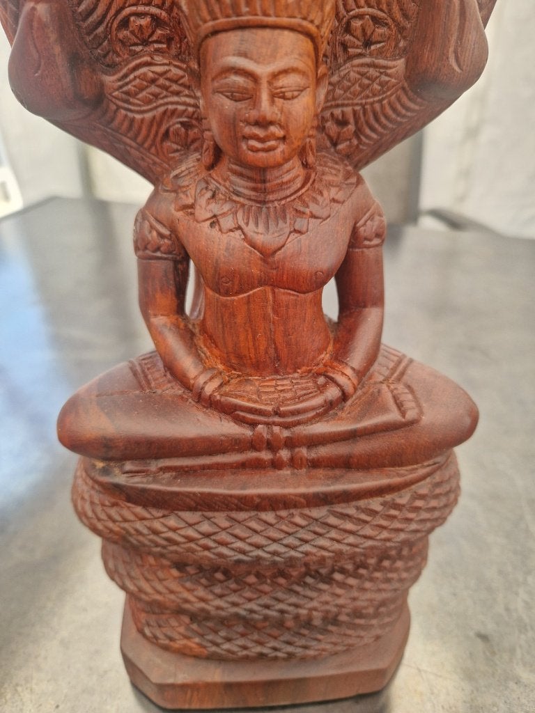Houten buddhabeeld Japan, Ophalen of Verzenden