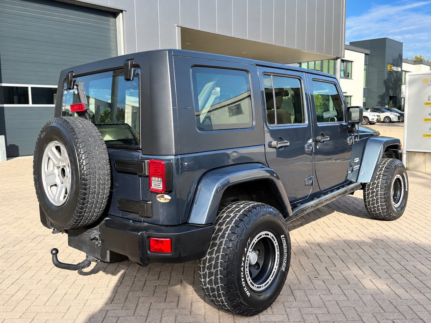 ‼️JEEP WRANGLER JK 3.8 V6 SAHARA YOUNGTIMER HARD/SOFTTOP‼️, Auto's, Automaat, Stof, Blauw, Bedrijf