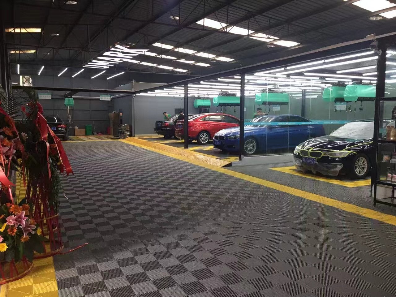 €18 Per M2! Zwarte Kunstof Garagetegels Nieuw en op voorraad, Nieuw, Ophalen of Verzenden, 10 m² of meer, Vloertegels