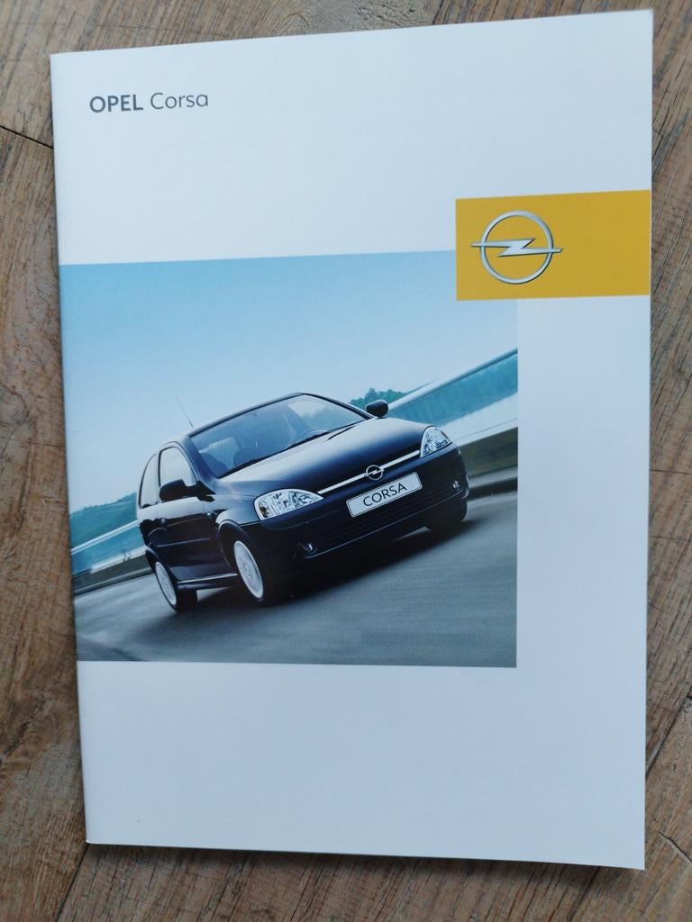 Opel Corsa brochure uit 2002 - 56 pagina's, Opel, Zo goed als nieuw, Opel, Ophalen of Verzenden