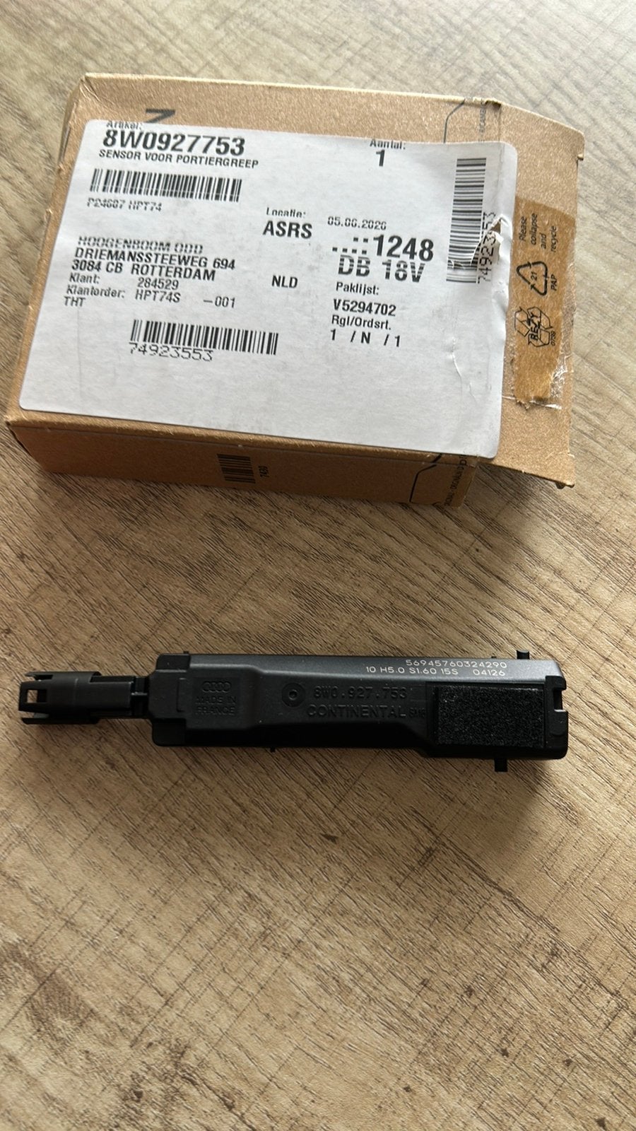 Originele Audi Q5 Keyless sensor portiergreep 8W0927753 NEW, Ophalen of Verzenden, Nieuw, Audi