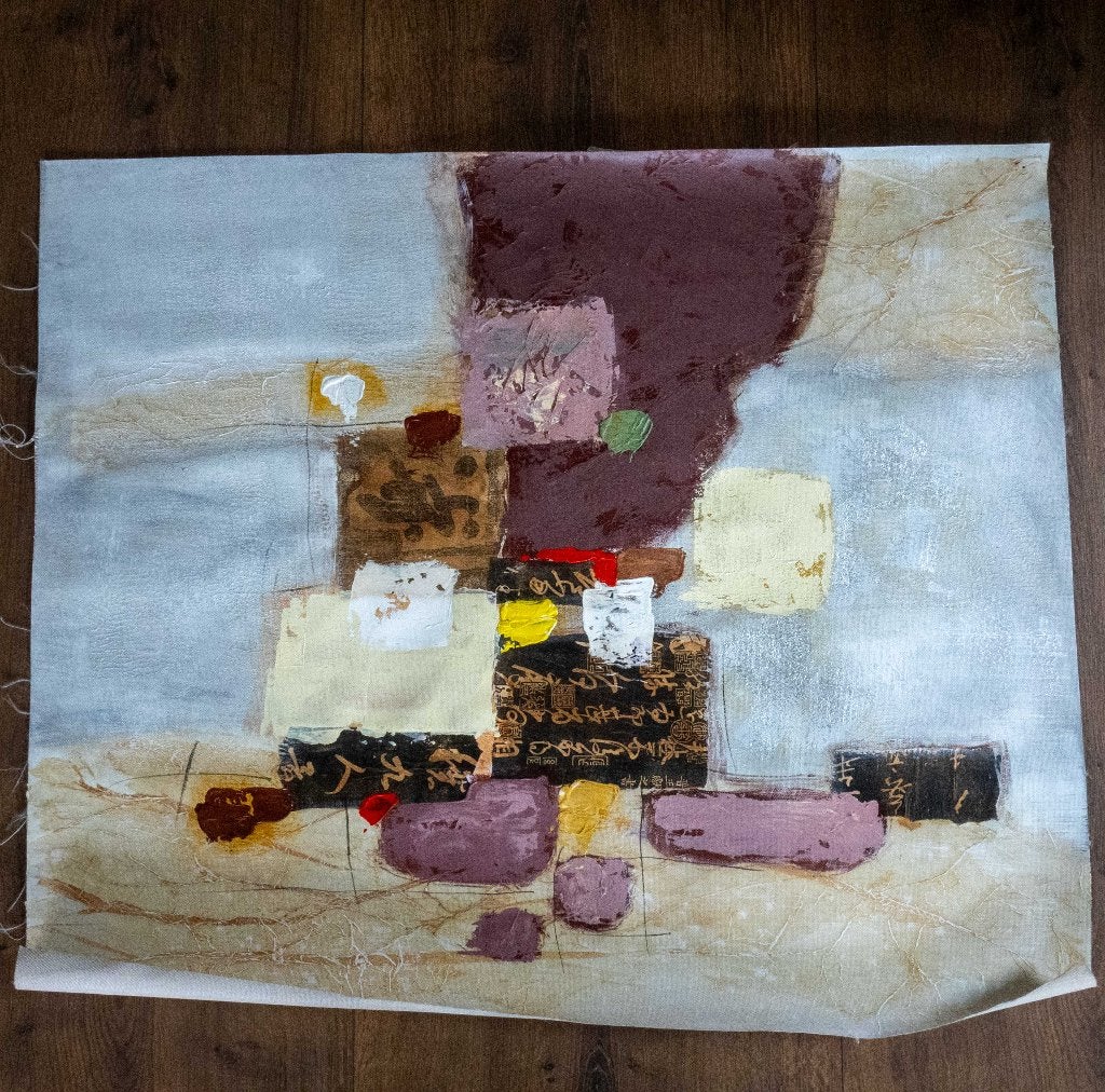 Schiderijen Japanse kunstenaar., Oorspronkelijke maker, Nieuw, Ophalen of Verzenden, Schilderij