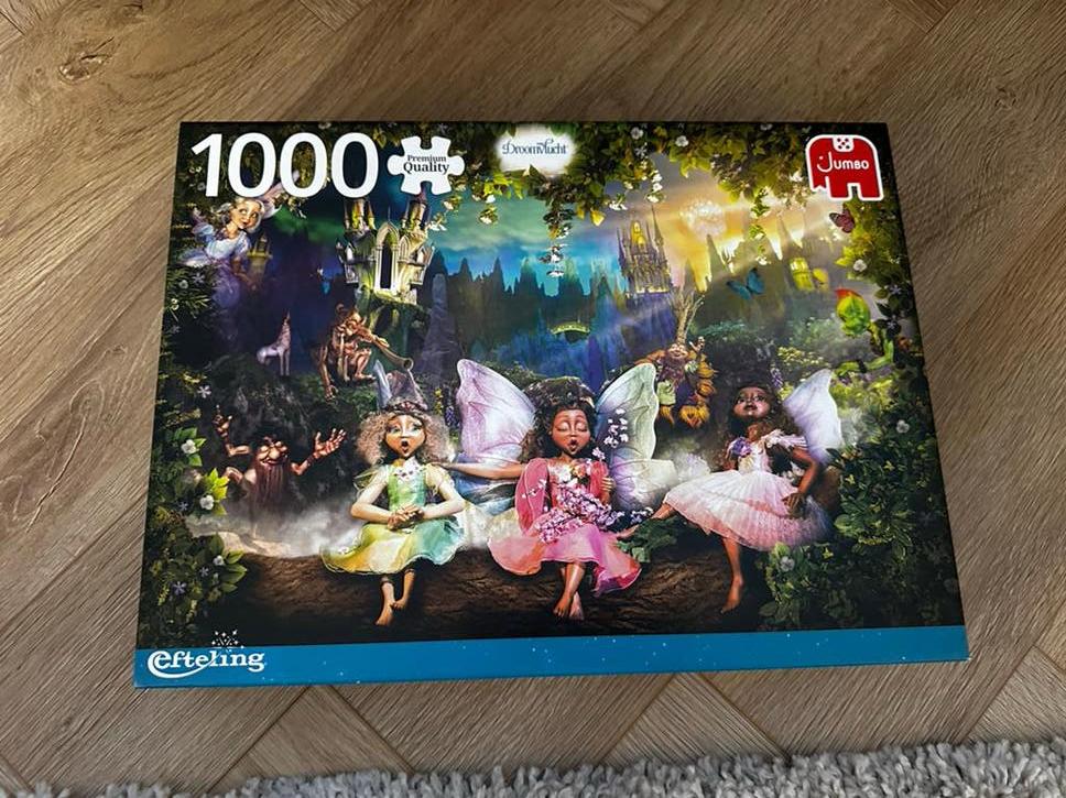Efteling Droomvlucht Puzzel 1000 stukjes, Hobby en Vrije tijd, Denksport en Puzzels, Ophalen of Verzenden, 500 t/m 1500 stukjes