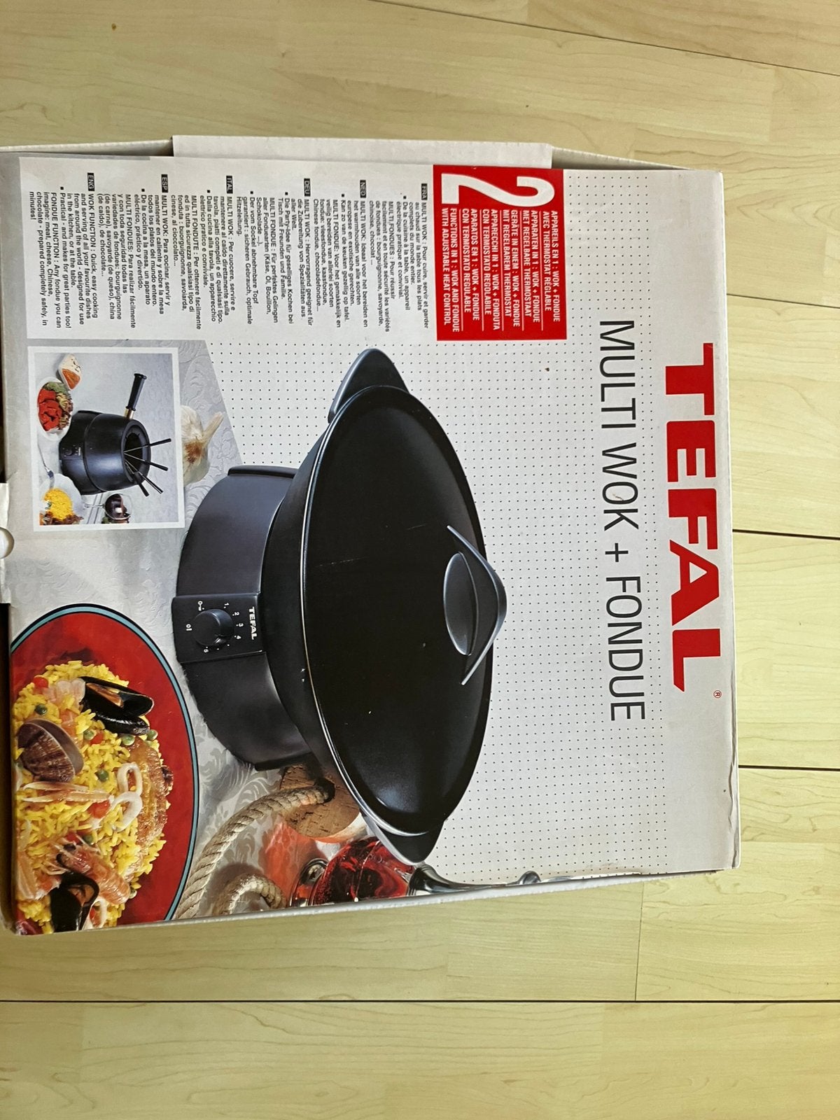 Tefal Multi wok en fondue, Ophalen, Nieuw, 4 t/m 7 personen