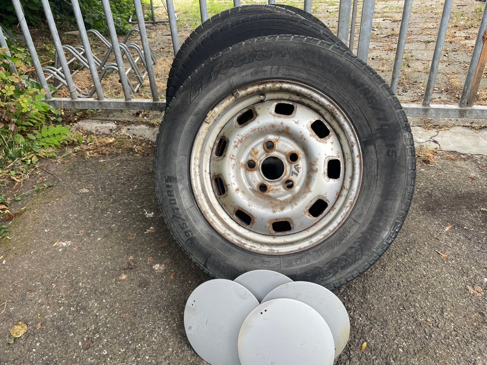 Originele stalen velgentransporter t4 camper, Ophalen