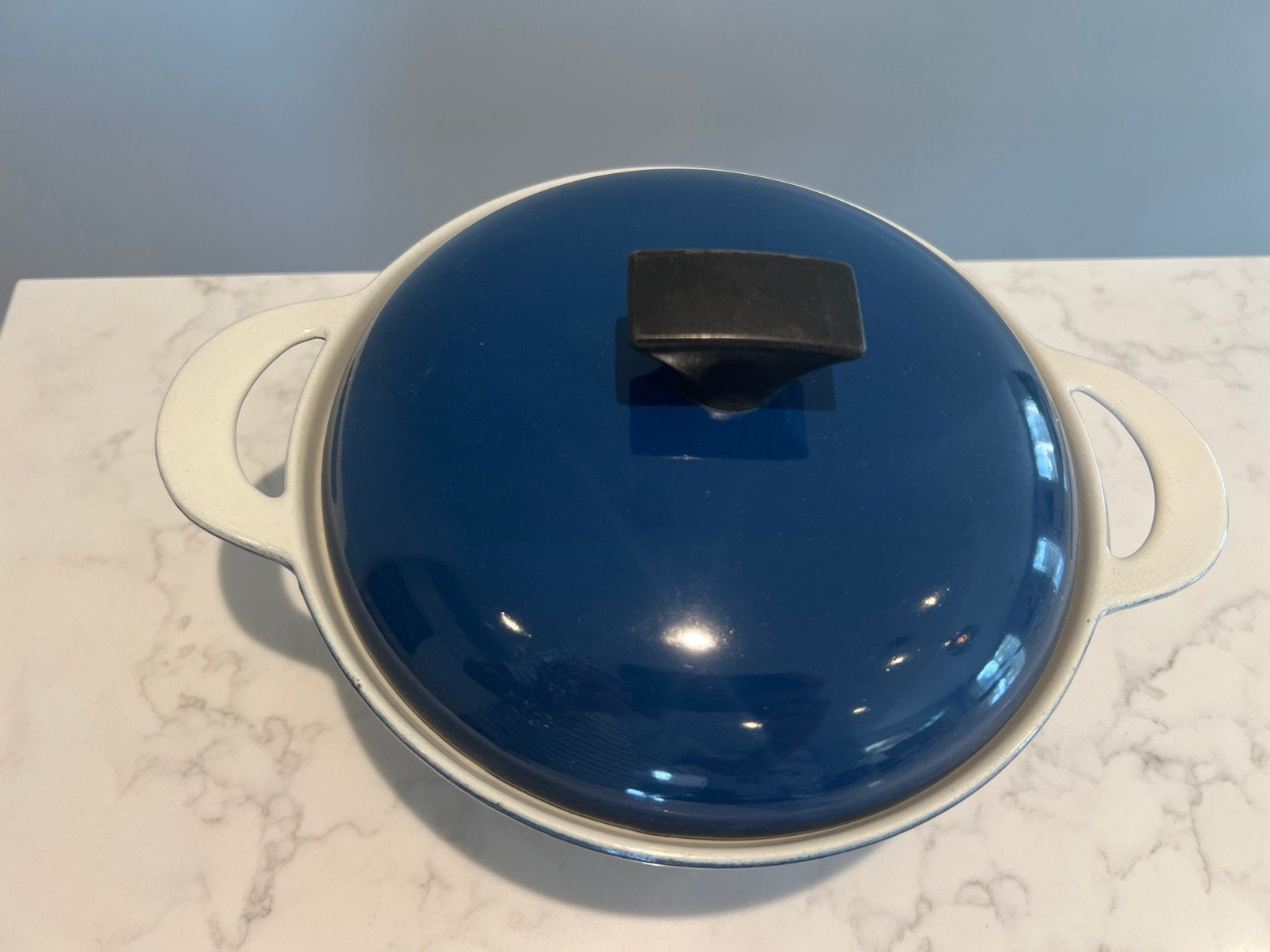 Gietijzeren FE Belgium braadpan 20 cm in nieuwstaat, Geschikt voor inductie, Ophalen of Verzenden, Zo goed als nieuw, Nvt