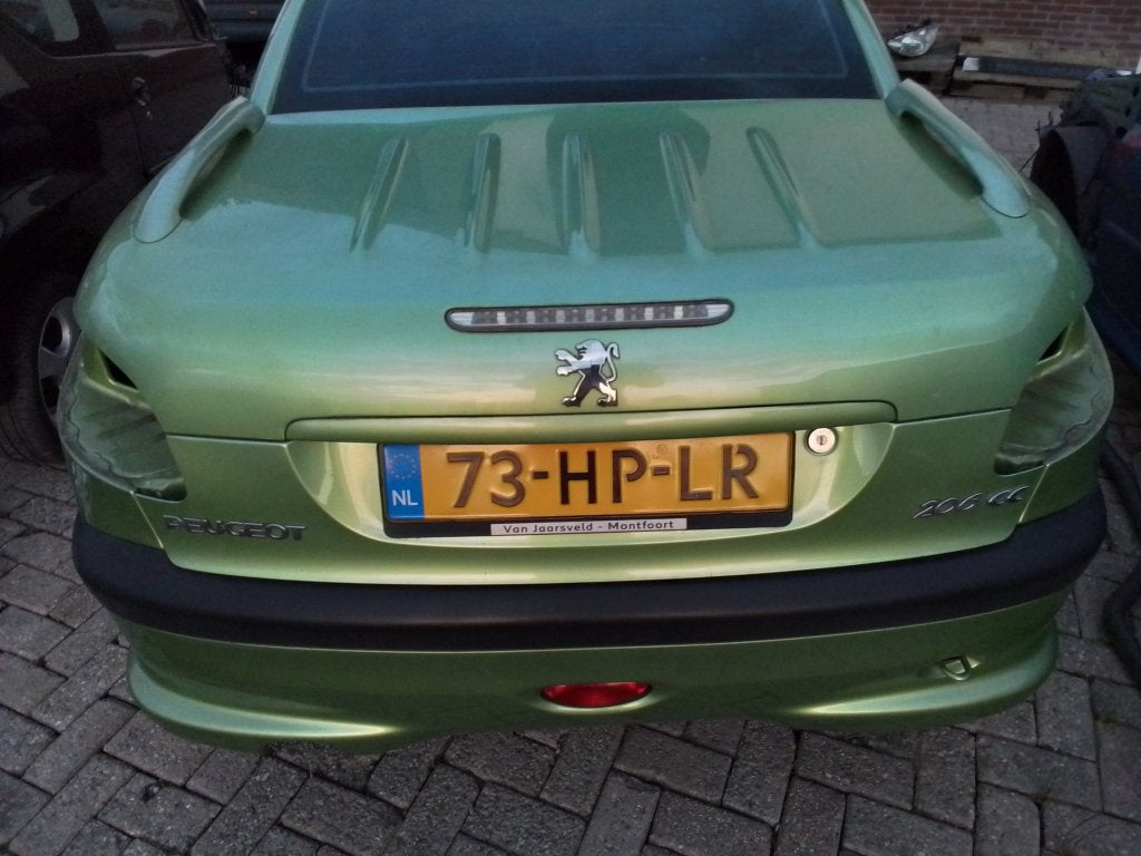 ACHTERBUMPER PEUGEOT 206, Auto-onderdelen, Niet ingevuld, Gebruikt, Niet ingevuld, Ophalen of Verzenden